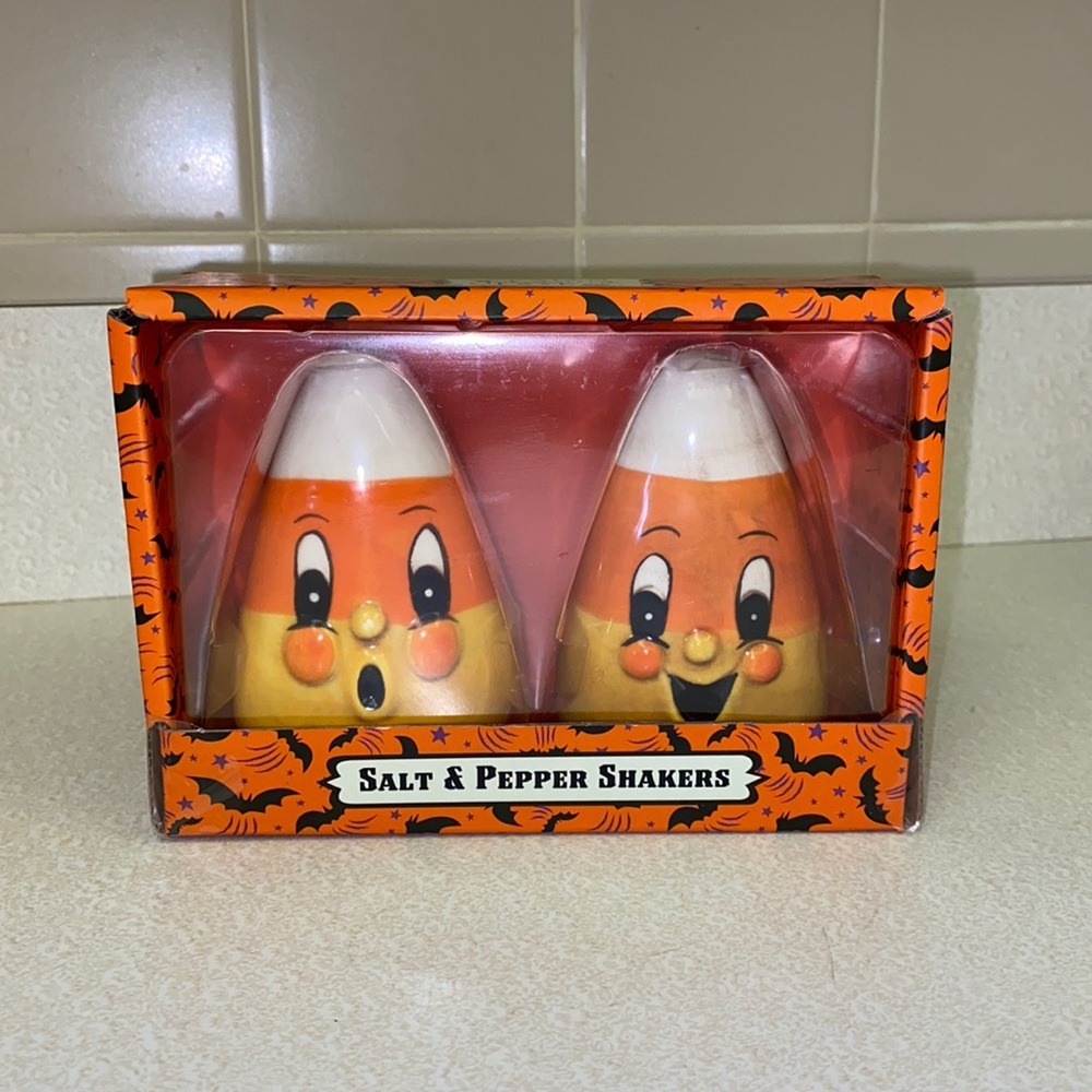 Candy Corn Salt & Pepper Shakers